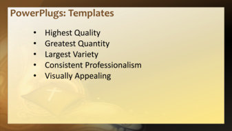 PowerPoint Template - faith, abstract, religion - Print Slide